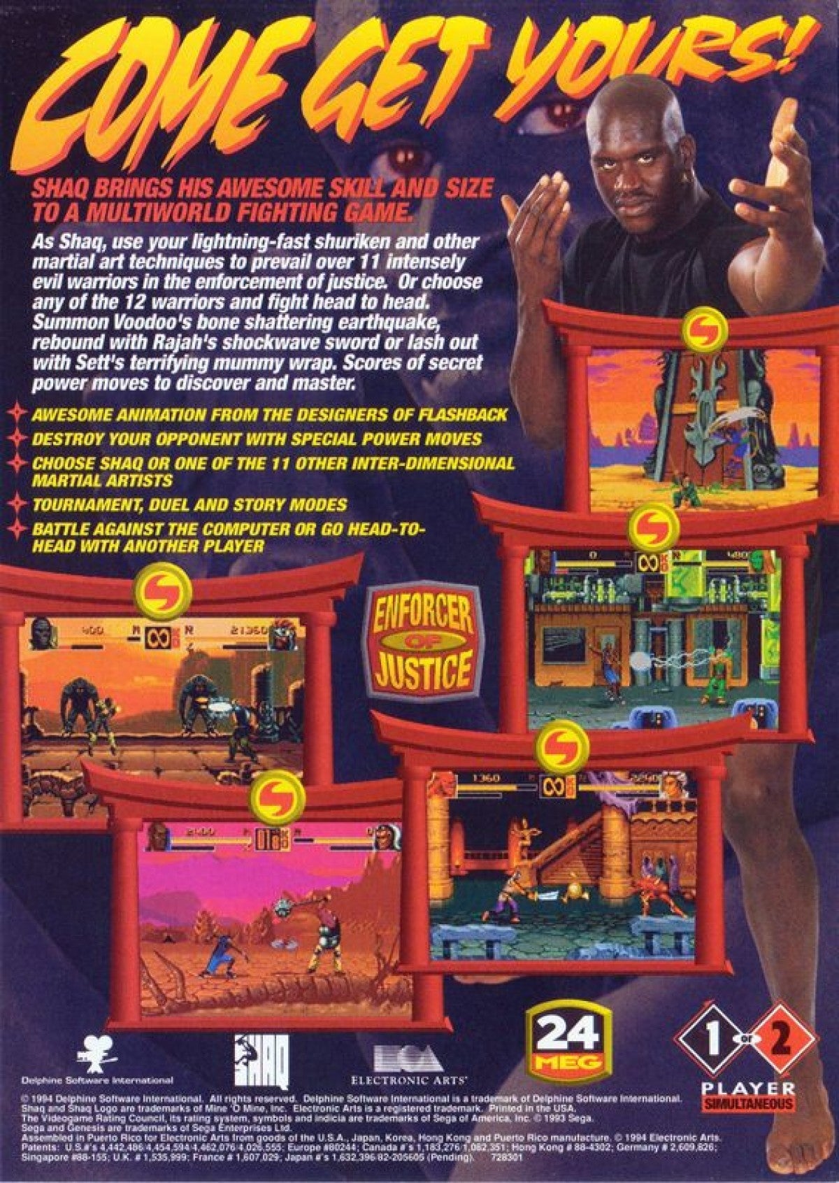 Shaq Fu – Sega Genesis (GEN)