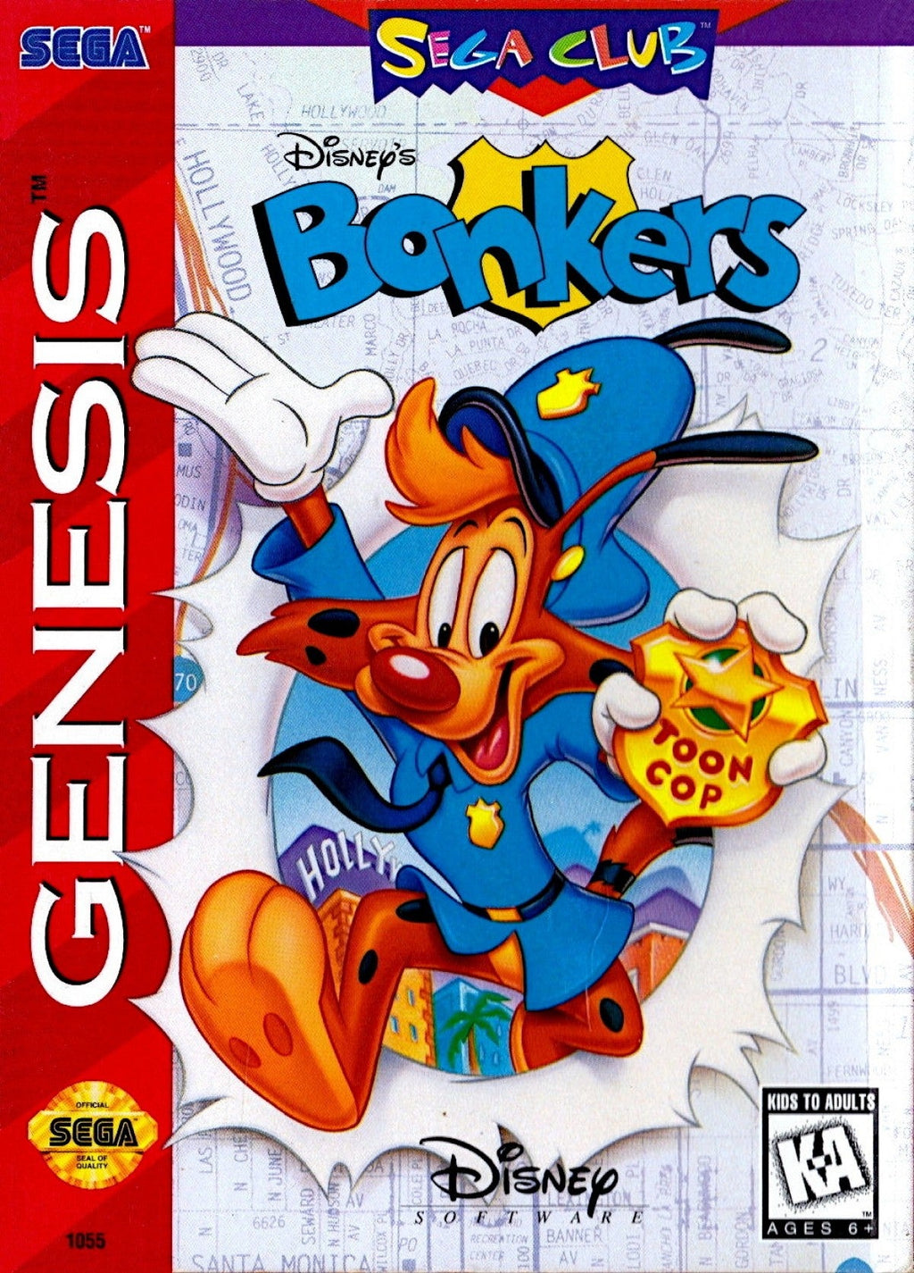 Bonkers – Sega Genesis (GEN)