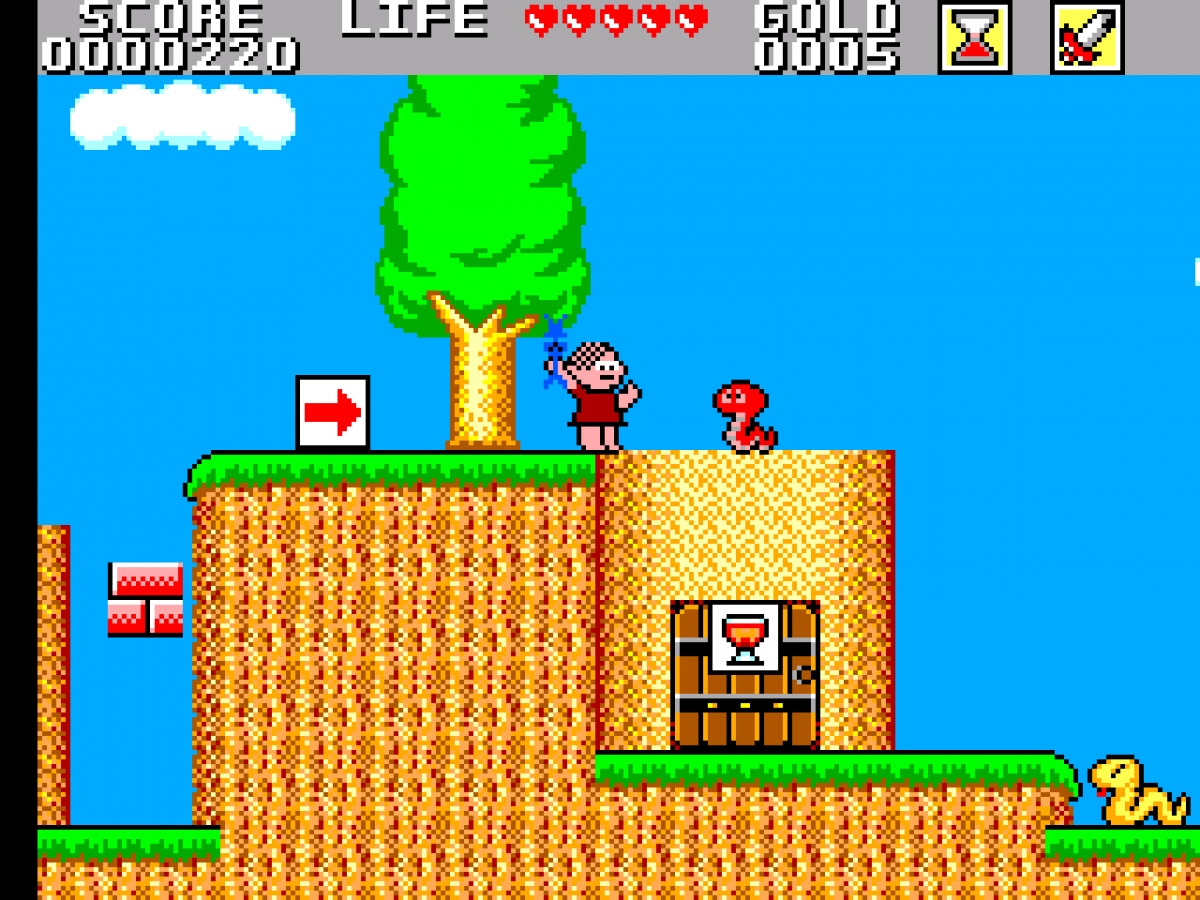 Wonder Boy in Monster Land – Sega Master System (SMS)