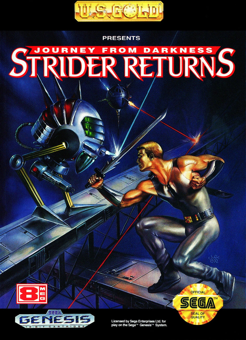 Strider Returns [CIB/Cosmetically Flawed Cartridge]– Sega Genesis (GEN)
