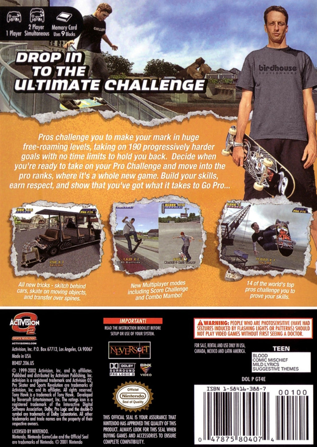 Tony Hawk's Pro Skater 4 – GameCube (GC)