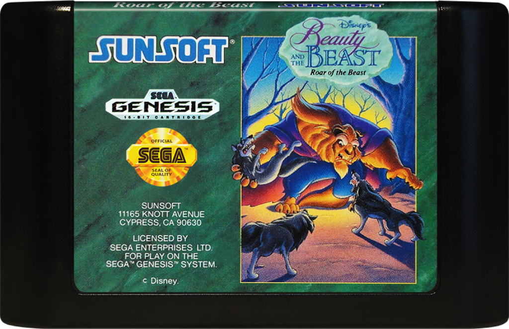 Disney's Beauty and the Beast: Roar of the Beast – Sega Genesis (GEN)