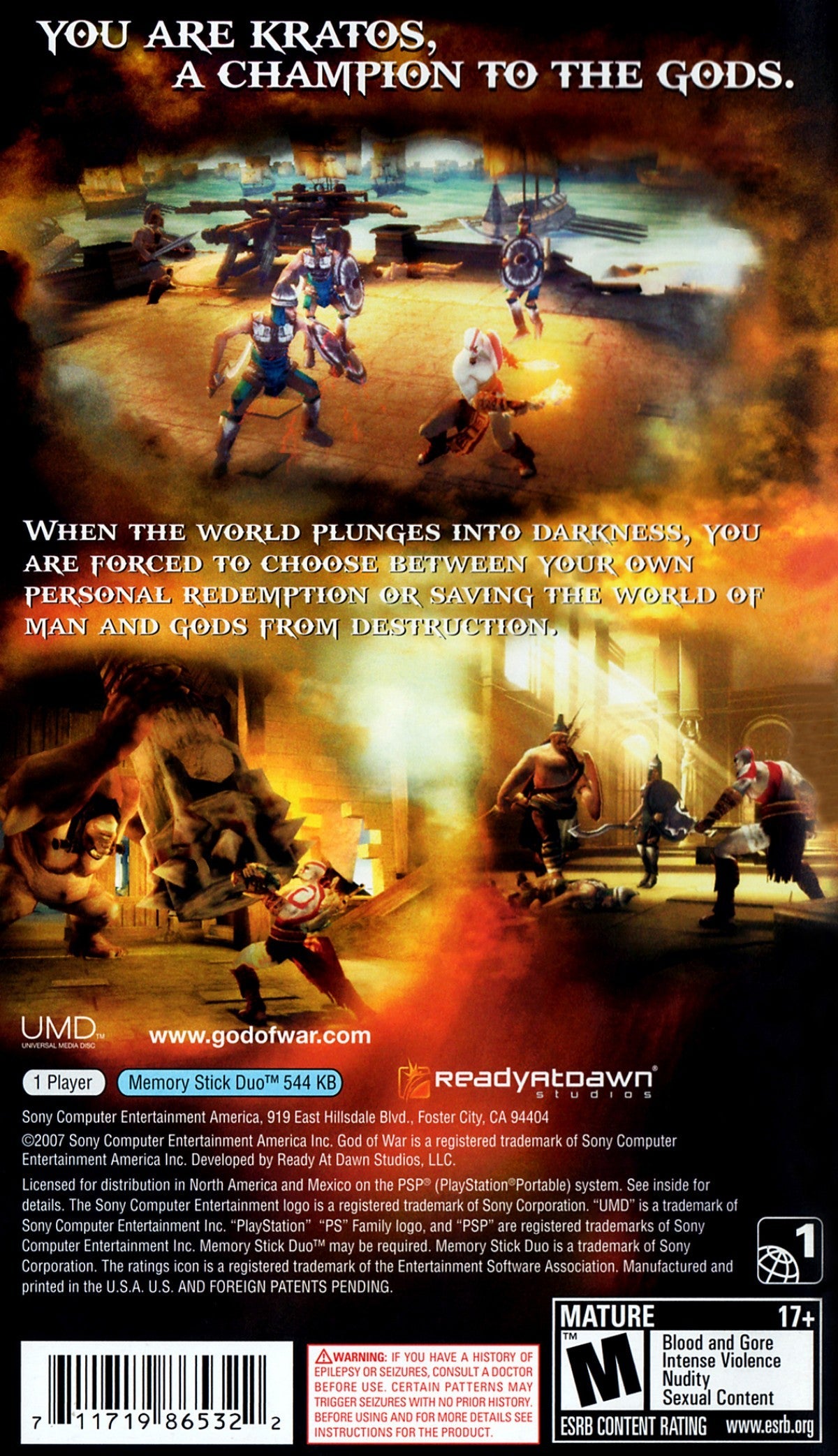 God of War Chains of Olympus – PlayStation Portable (PSP)