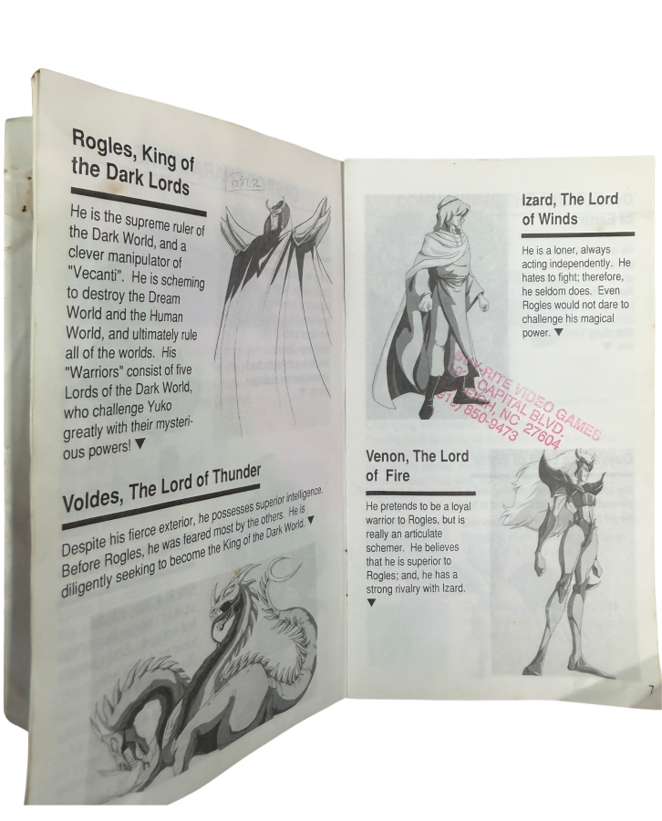Valis: The Fantasm Soldier [COMPLETE IN BOX] – Sega Genesis (GEN)