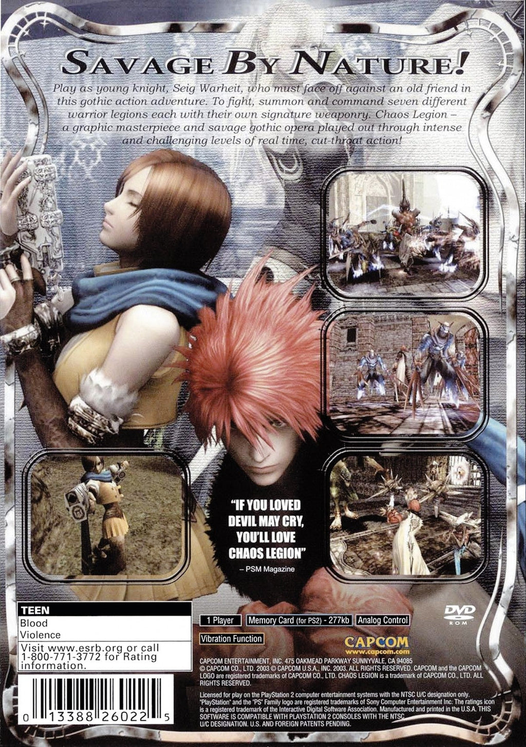 Chaos Legion – PlayStation 2 (PS2)