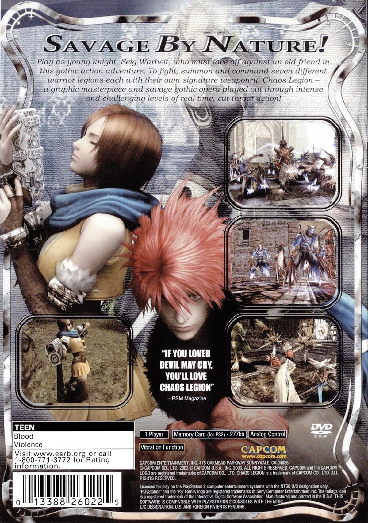 Chaos Legion – PlayStation 2 (PS2)