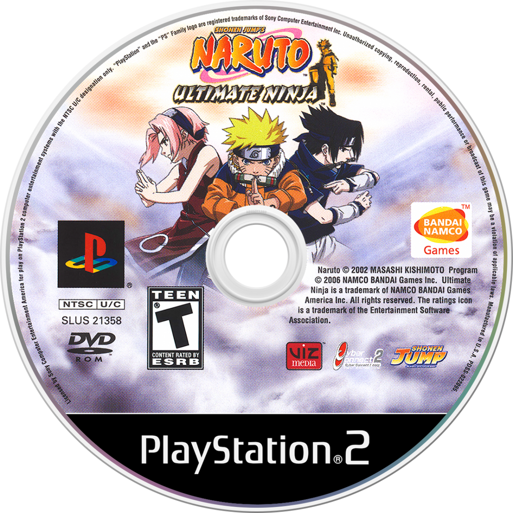 Naruto Ultimate Ninja – PlayStation 2 (PS2)