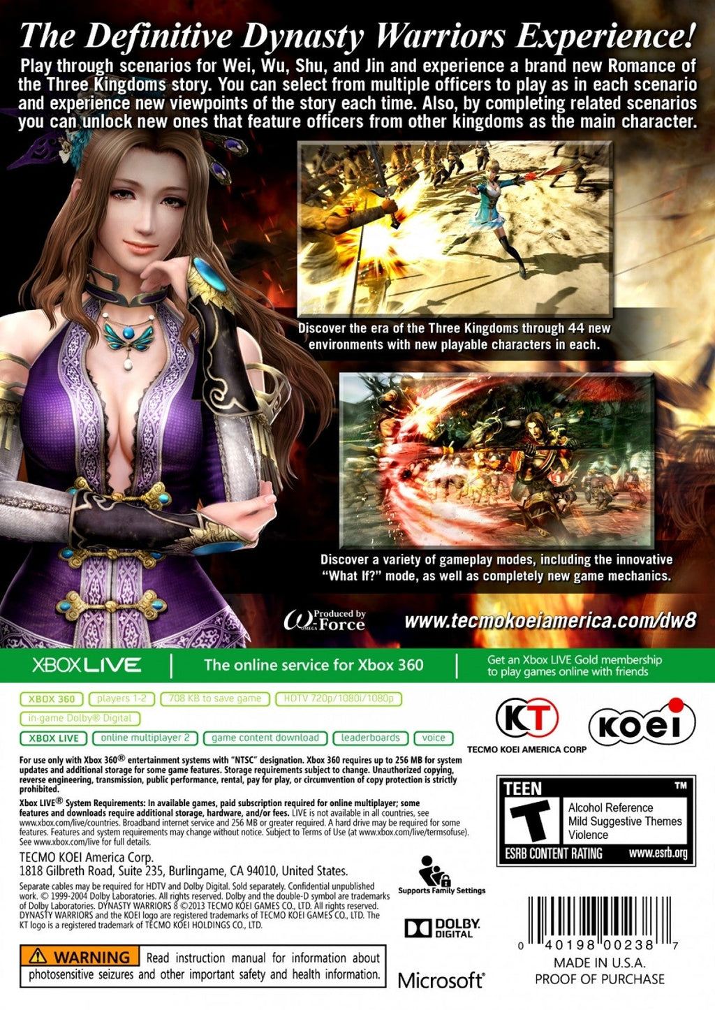 Dynasty Warriors 8 – Xbox 360 (X360)