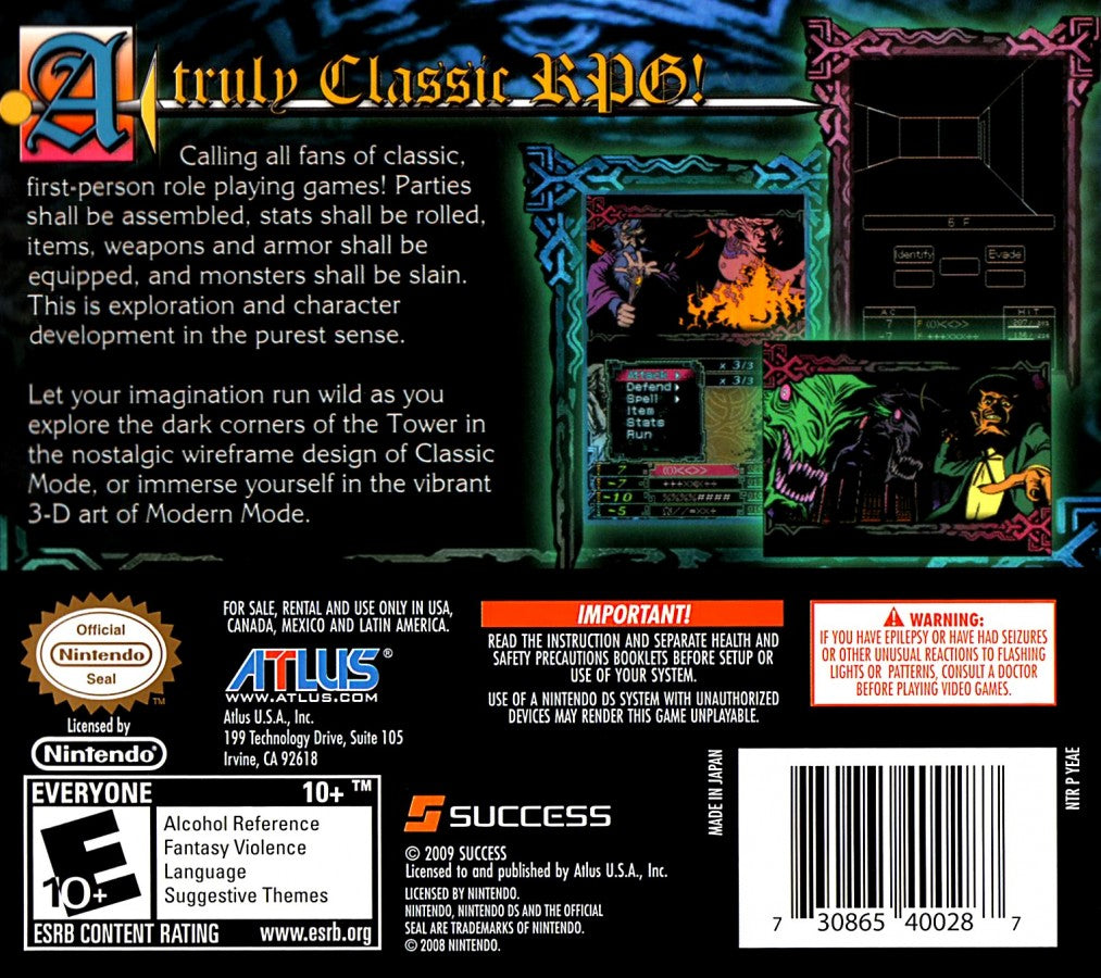 The Dark Spire – Nintendo DS (DS)