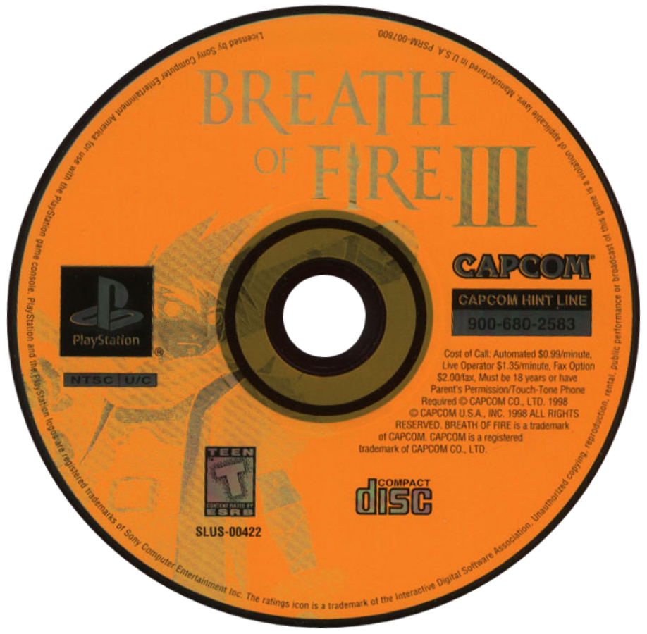 Breath of Fire 3 – PlayStation 1 (PS1)