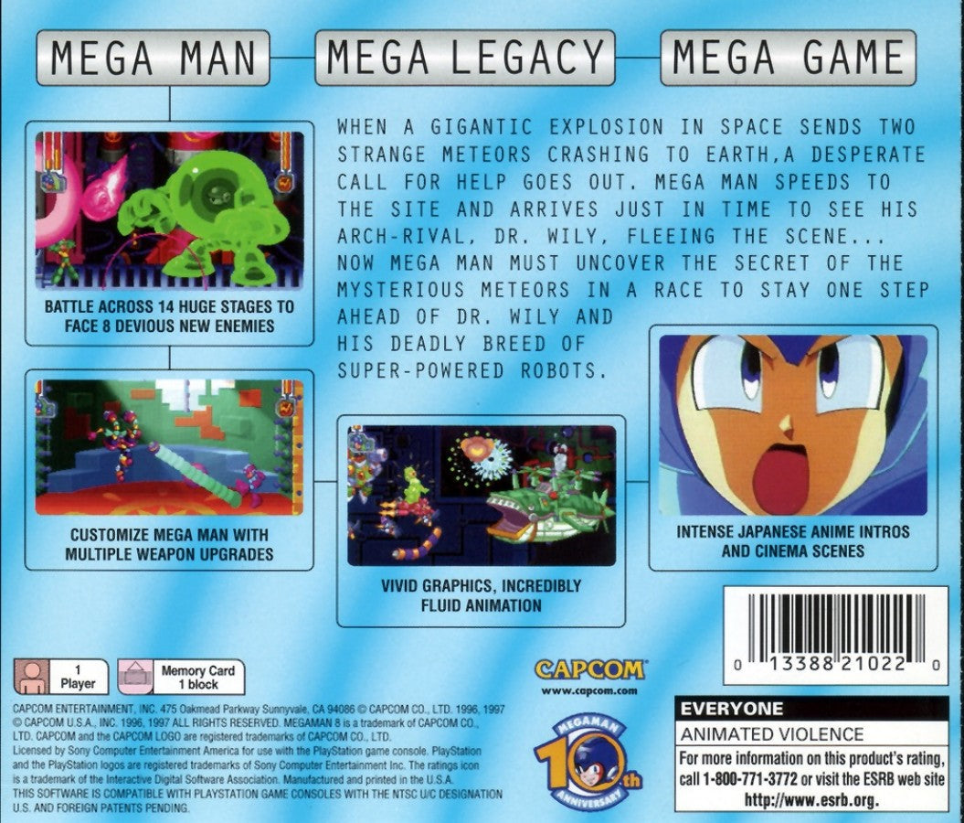 Mega Man 8 [Anniversary Collector's Edition]  – PlayStation 1 (PS1)