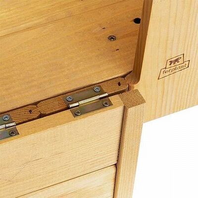Ferplast Baita 40 Wooden Dog Kennel Weatherproof Shelter 32x37.5x32 cm