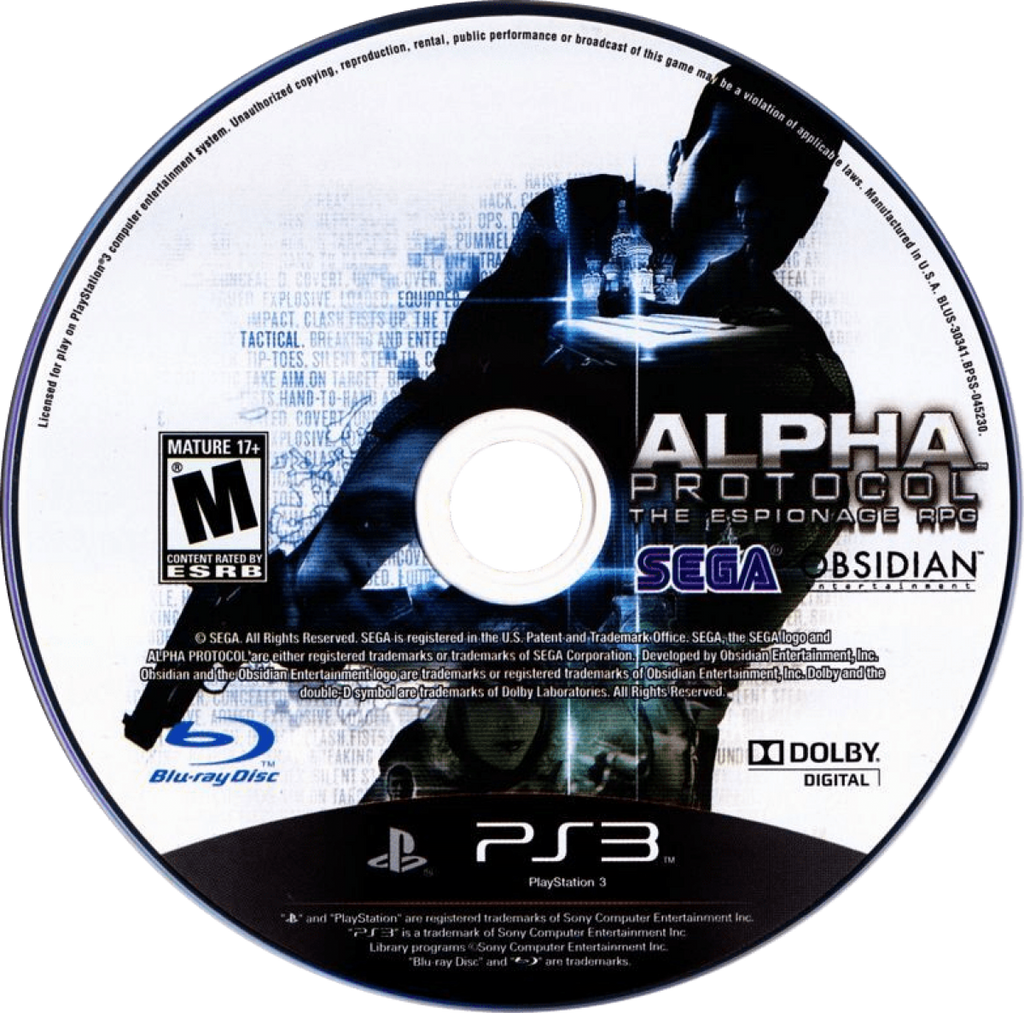 Alpha Protocol: The Espionage RPG – PlayStation 3 (PS3)