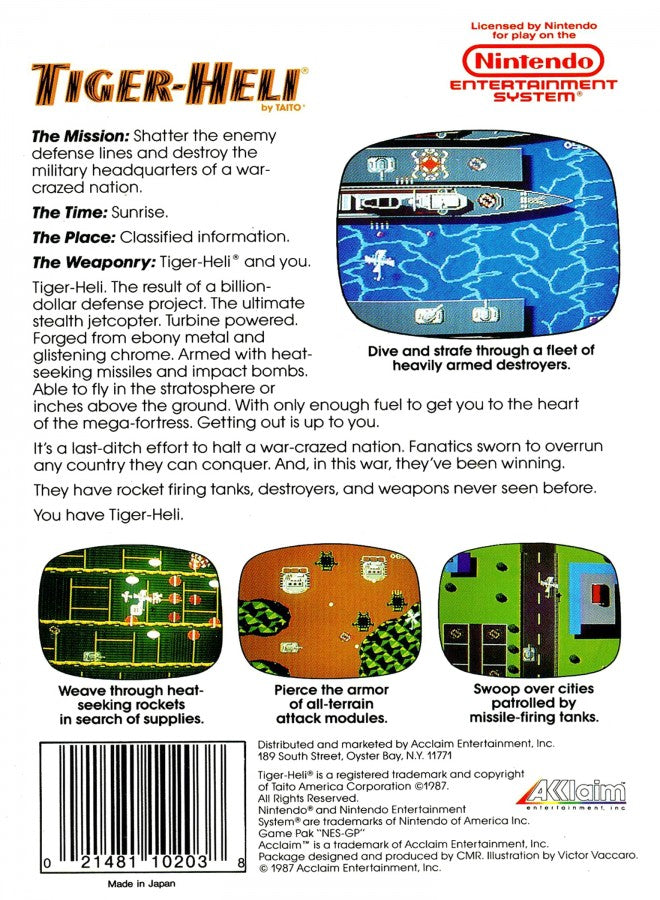 Tiger-Heli [CIB] – Nintendo Entertainment System (NES)