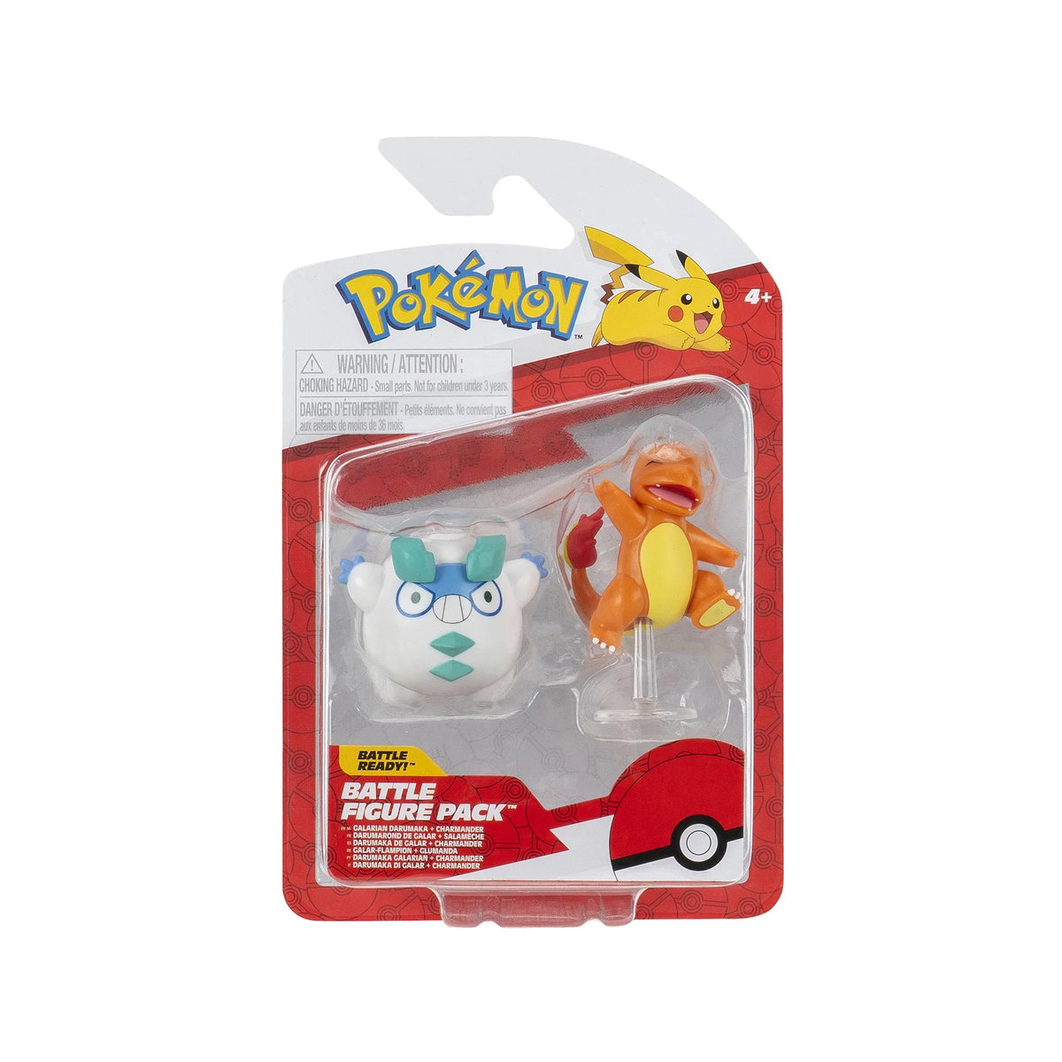 Pokemon Double Battle Figures [Galarain + Charmander] – Figures