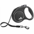 Flexi Black Design Retractable Tape Dog Leash Large 5m Black