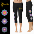 Mandala Leggings with Pockets Full or Capri Length