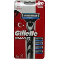 Gillette Mach3 Razor with 5 Replacement Blades Set