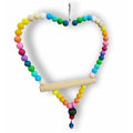 Glipet Heart Bead Bird Swing for Cages 16 x 13 cm