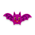 Gothic Glam Bat Scatter Pin PLUM by Johanna Parker x Lipstick & Chrome