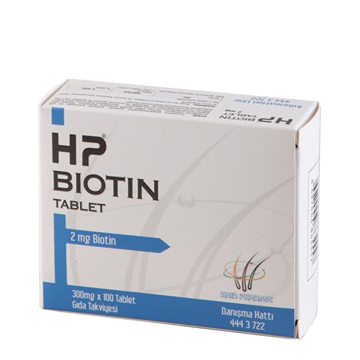 Defnil Pharma HP Biotin 2 mg Dietary Supplement 100 Tablets