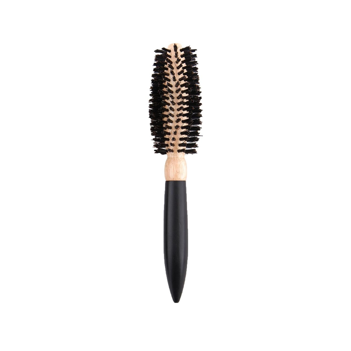 Trina Wooden Round Hair Brush 57 - Natural Hair Care Tool for Detangling & Styling
