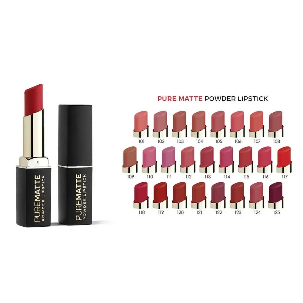 Golden Rose Pure Matte Powder Lipstick in Shade 118