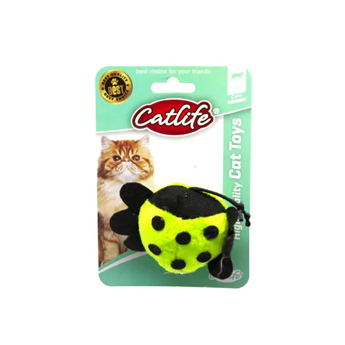 Catlife Spotted Plush Vibrating Cat Toy for Playful Pets