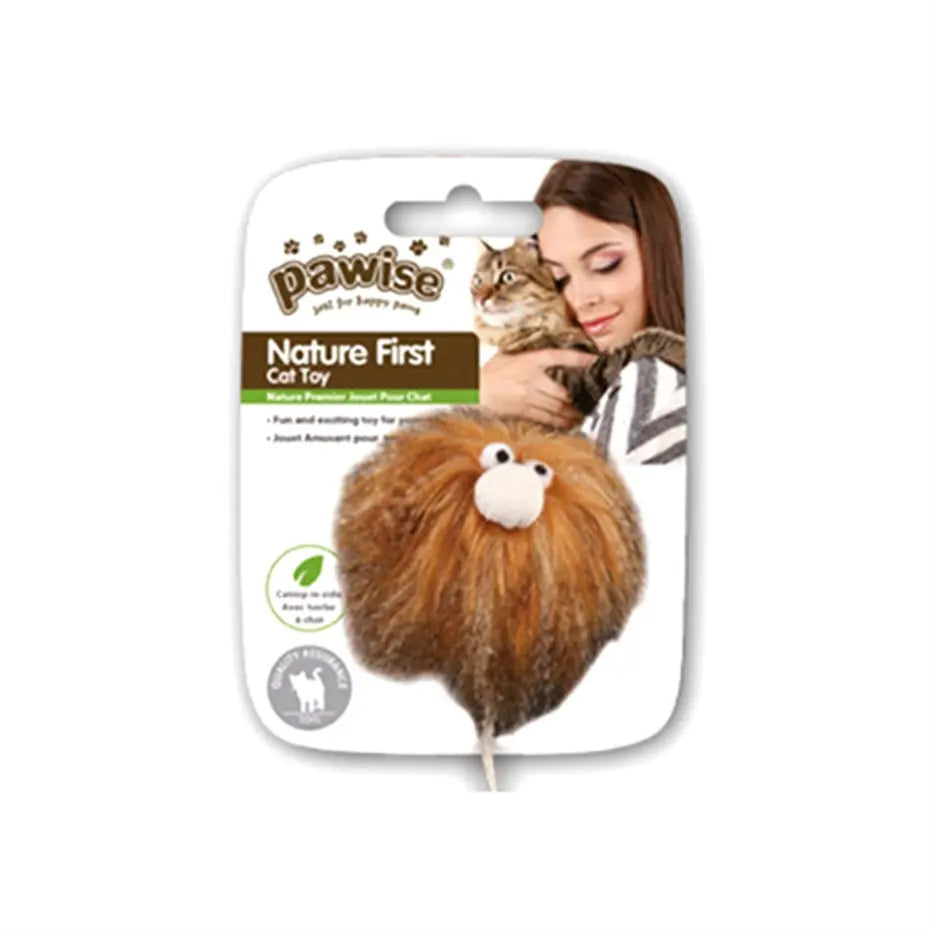 Pawise Furry Monster Catnip Plush Cat Toy 7 cm