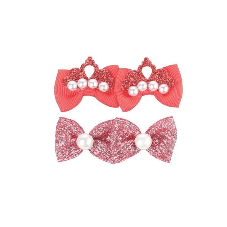 M-Pets Glam Bow Accessory Clip for Cats and Dogs 1 pc