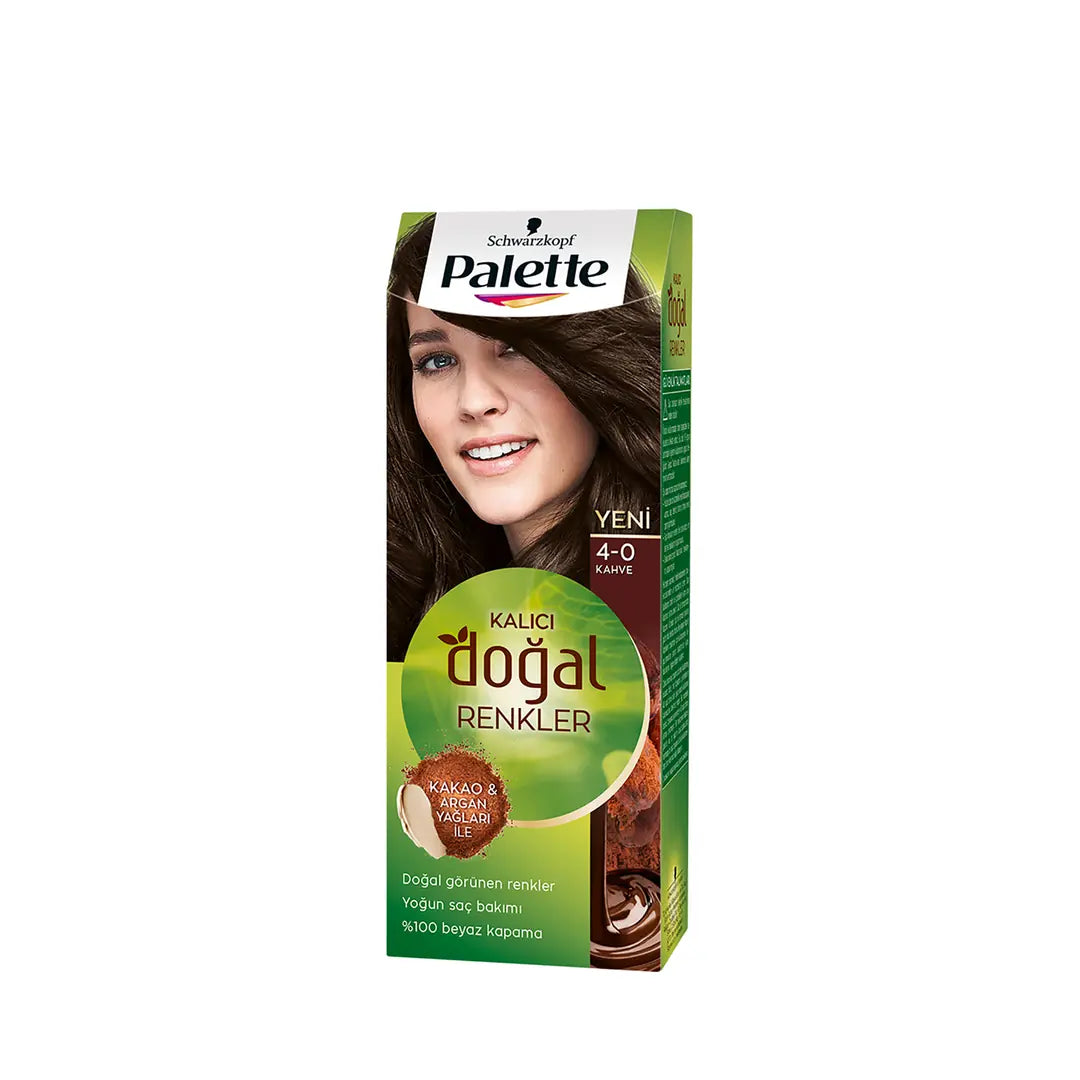 Palette Permanent Natural Colors 4-0 Brown Hair Dye