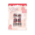 M-Pets Glam Red Plaid Bow Accessory for Cats and Dogs
