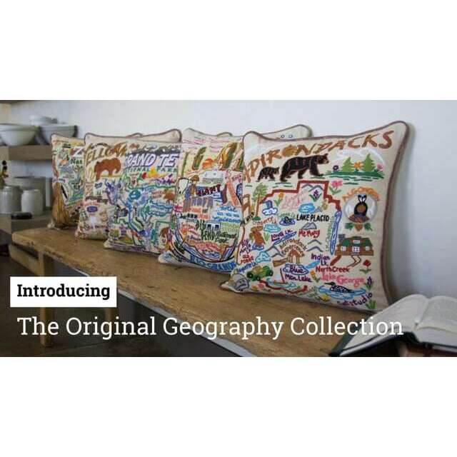 Italy Hand-Embroidered Pillow