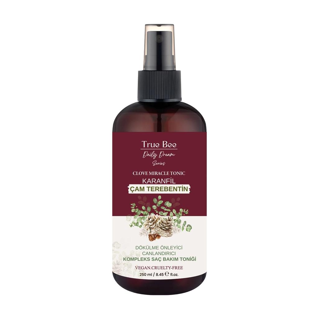 True Bee Clove & Pine Turpentine Strengthening Hair Tonic 250 ml