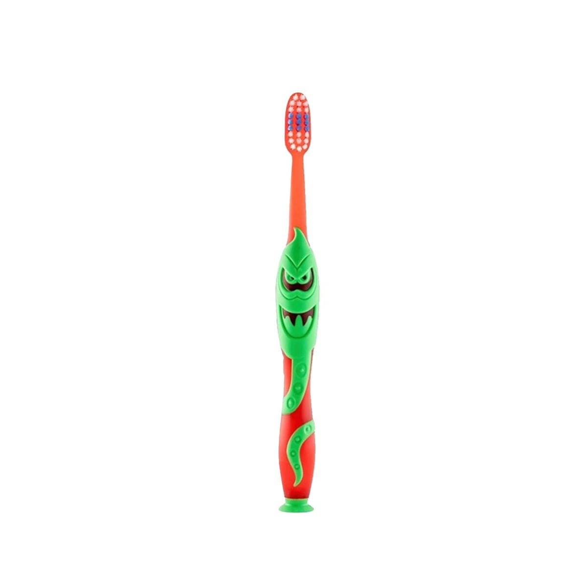 Elgydium Children's Toothbrush for Kids Aged 2-6, Monster Design for Fun Oral Care