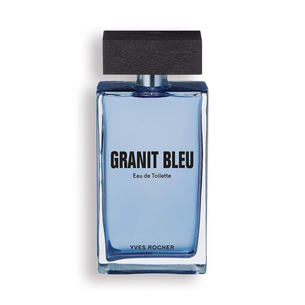 Granit Blue - Sophisticated Men's Eau de Toilette (EDT) Fragrance with Bergamot & Oceanic Notes, 3.38 fl oz