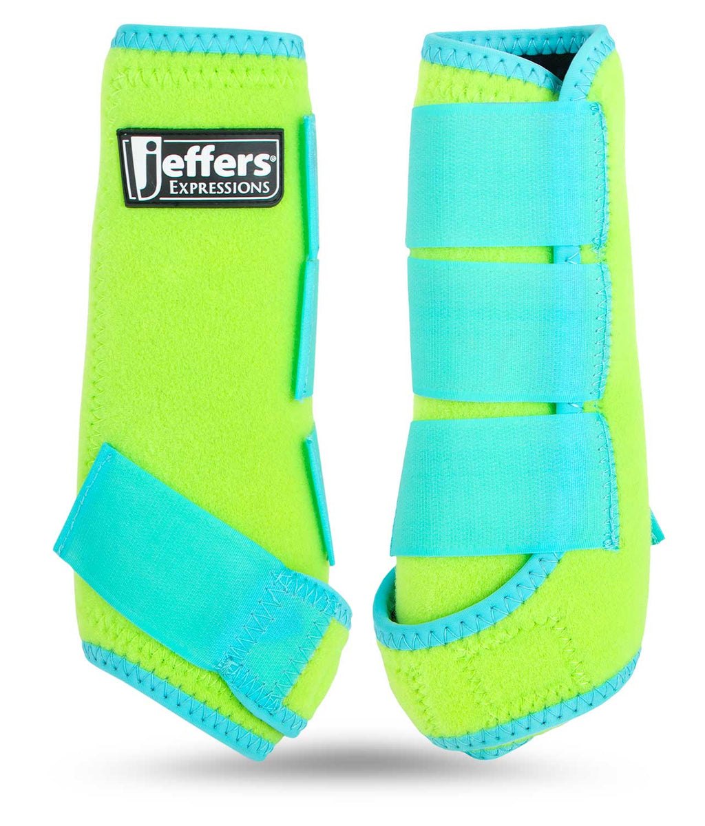 Jeffers Expression Neon Protective Boots for Horses