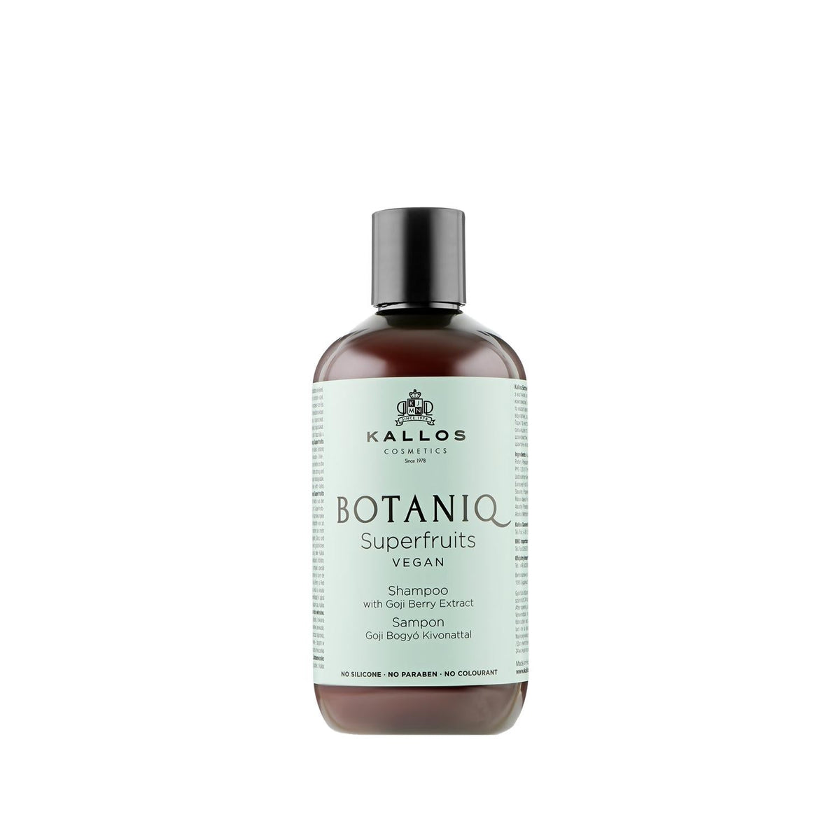 Kallos Cosmetics Botaniq Superfruits Shampoo - 300ml Natural Hair Care with Antioxidant-Rich Superfruits