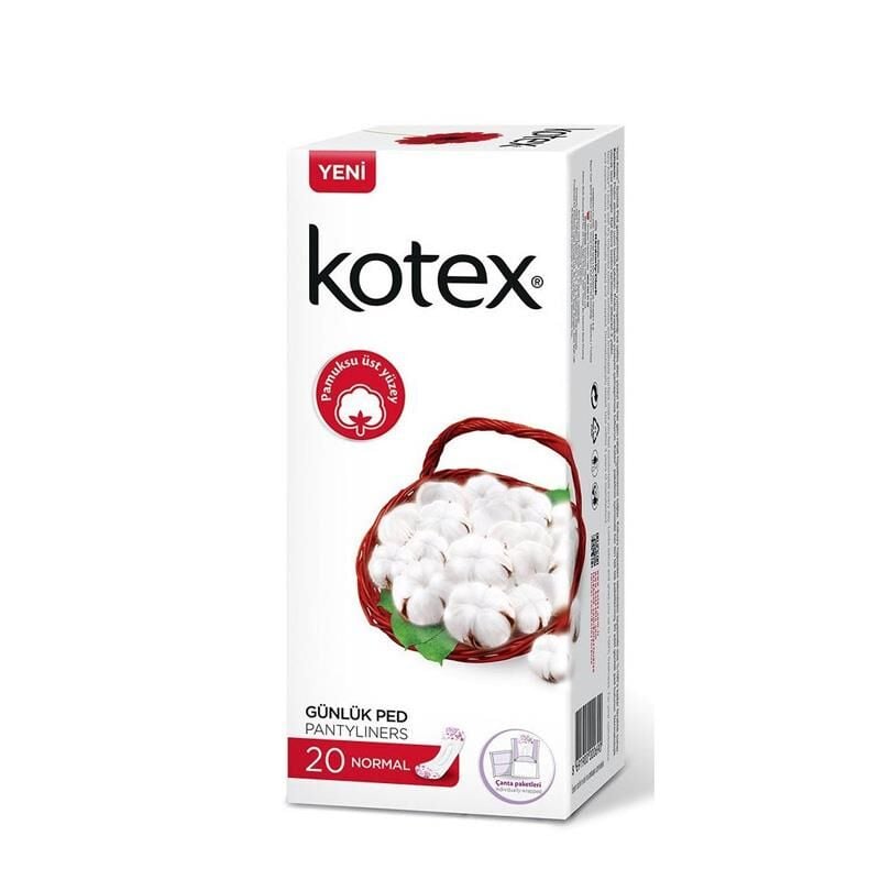 Kotex Daily Normal Liners for Everyday Freshness 20 Count