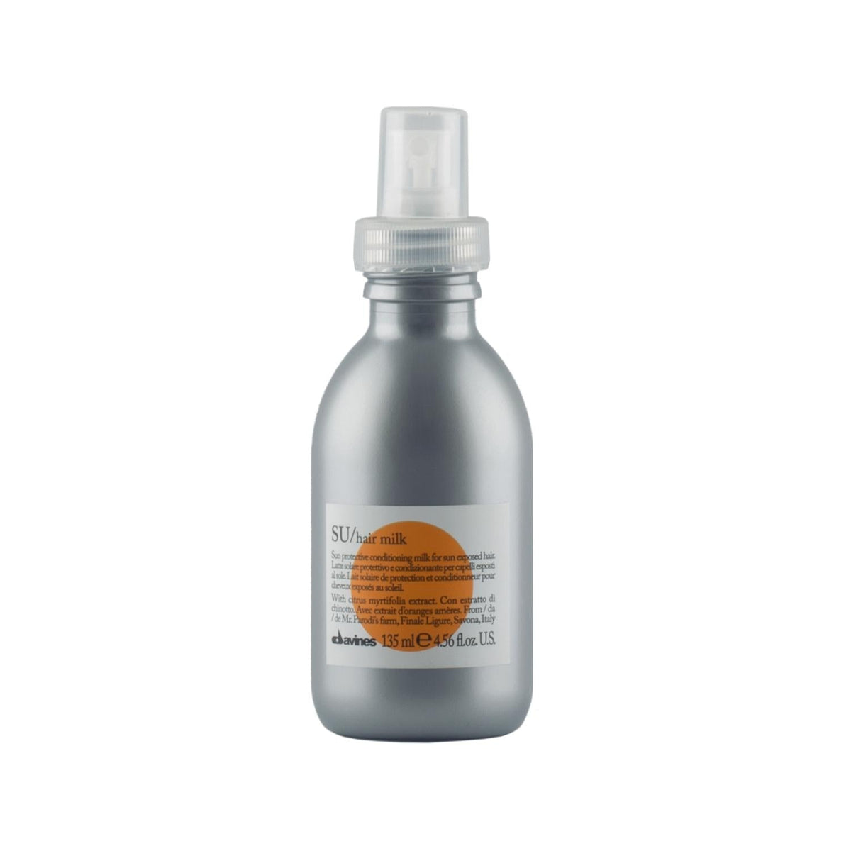 Davines SU After Sun Care Lotion - Moisturizing & Soothing for Sun-Exposed Skin, 4.56 fl oz