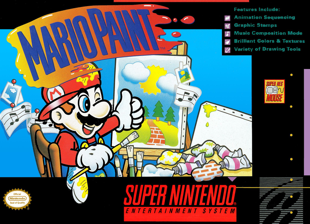 Mario Paint with Mouse (Super Nintendo)