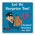 Lipstick & Chrome Blind Box 2 for $25 — 2 Mystery Brooches