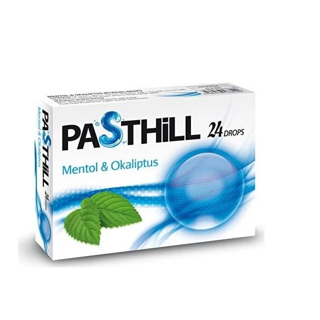 Leda Pharma Pasthill Menthol & Eucalyptus Soothing Drops 24 ct
