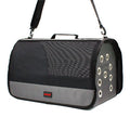 Lepus Mesh Pet Carrier Bag Breathable Grey 28x45x28 cm