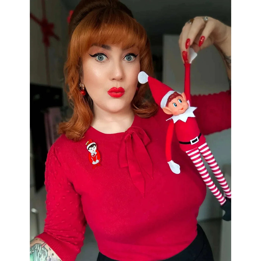 Merry Mischief Brooch by 50's Vintage Dame x Lipstick & Chrome