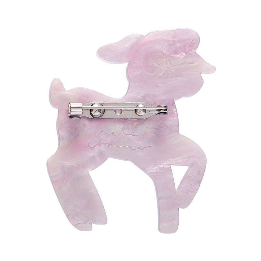 Lottie the Lamb Brooch by Erstwilder x Pete Cromer