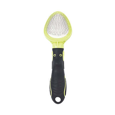 M-Pets Click & Groom Slicker Brush for Kittens and Puppies 20cm