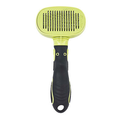 M-Pets Click & Groom Self-Cleaning Massage Brush 19.2x9x5.5cm