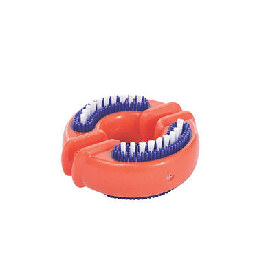M-Pets Dental Squeaky Ring Dog Toy with Textured Surface 4.2in