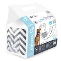 M-Pets Male Dog Diapers Leak Protection Large 12 Pack 20x65cm